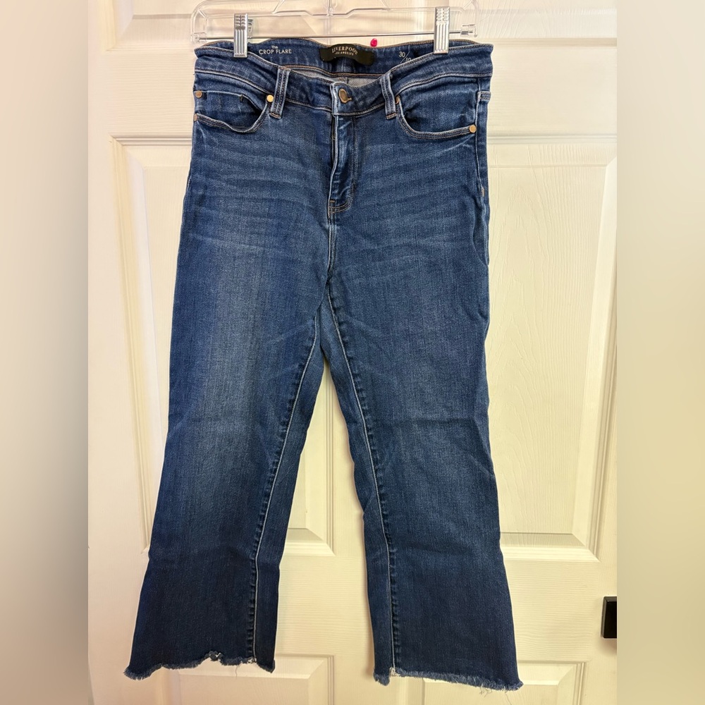 Liverpool Women's Dark Blue Flare Jeans